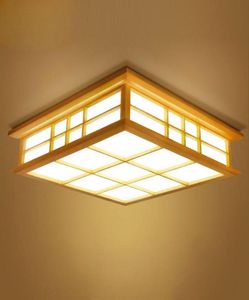 Ceiling lights Japanese style tatami lamp LED wooden ceiling lighting dining room bedroom lamp study room teahouse 00336187306