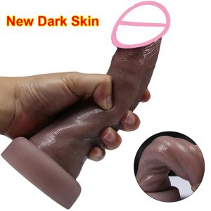 Zabawki realistyczne dildo ogromne żołędzi z ssącą filiżankę pochwy Anal Sex Toys for woman mężczyzn fałszywy knebel knebel duży tyłek erotyczny sexyshop