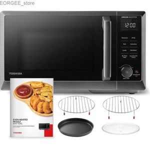 Air Fryers 6-em 1 Inverter Bancho de bancada Microondas Forno de Air Fryer Combin Master Series Broil Convecção Speedy Combi Y240402