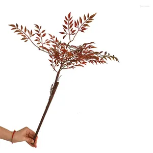 Fiori decorativi Pianta simulata Obregonia Denegrii Nandina Domestica Alberi artificiali Bonsai Varietà casuale senza vaso di fiori