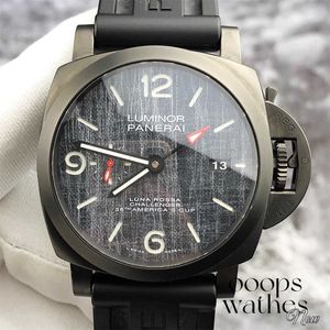 Relógios mecânicos séries de relógios de pulso de luxo PAM01036 America Cup Sailing Limited Mens Automático Relógio Impermeável a aço inoxidável