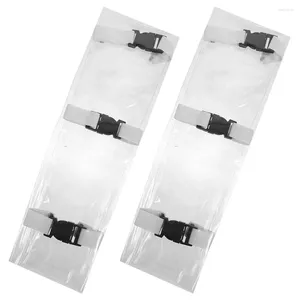 Stol täcker 2 st tanddelar med återfååterskydd Clear Pad Cover Reclining Chairs Cushion Home Supply Foot Abs Accessory