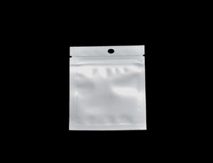 200PcsLot 710cm Zipper ClearWhite Heat Sealable Pearl Package Bag Zip Lock Poly Packing Pouch Resealable Plastic Packing Bags1234354