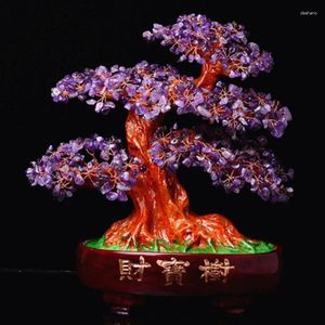 Dekorative Figuren, natürliche Energie, Quarz, Amethyst, Rose, Baum des Lebens, Mineralprobe, Reiki-Kristall, Heilung, Heimdekoration, Geschenk, Souvenir