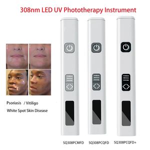 1pc vitiligo Poterapia ultravioletta Poterapia 308nm Strumento a LED per il trattamento della salute della pelle Laser per la psoriasi Diapara del punto bianco 240318