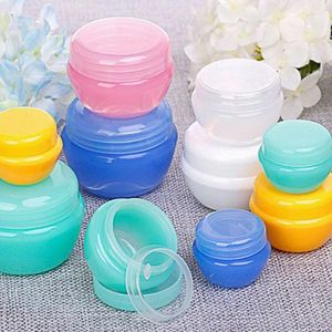 Storage Bottles 50pcs 5g/10g/20g/30g Empty Plastic Travel Cosmetic Jars Makeup Container Mushroom Vials Face Cream Sample Pots Gel Boxes