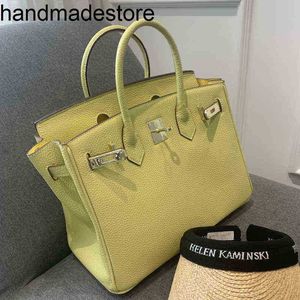Platinum läder bk designer handväska bychanceshop2024 kyckling gul huvudväska enkel axel messenger kvinnors handväska