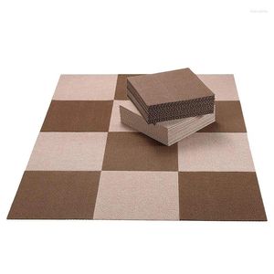 Carpets Adhesive Free Self Suction Splicing Carpet Floor Mat Home Living Room Bedroom Bathroom Stairs Non-slip Waterproof Oil Proof