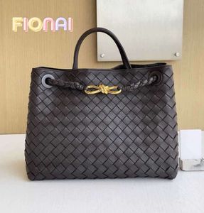 B Family 8-Line Buckle andiamo Oryginalna skóra 2023 NOWOŚĆ WOVED WOVEN WOVIN PRZETRYWNA SENORMOWE Crossbody Oficjalny dokument TOTE Bag HD