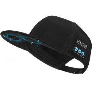 Kulaklıklar 2023 Yeni kablosuz bluetooth müzik ördek dil şapkası amplifikatör ile ses güneş şapkası açık hava sporları kablosuz bluetooth kulaklık şapkası