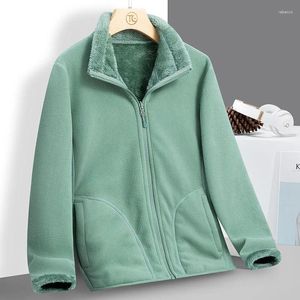 Jaquetas masculinas 2024 outono/inverno moda tendência cor sólida casaco de lã de cordeiro casual solto grosso quente de alta qualidade jaqueta plus size 4xl