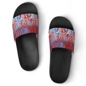 Slippers Men'S Non-Slip Flip-Flops Summer Sandals Plus Size Soft Soles Indoor Slide Thick Platform Bathroom Polynesia