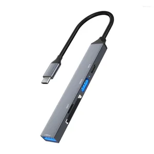 I 1 USB C Hub 2.0 -kortläsare Adapter -delare