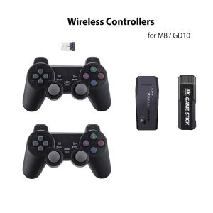 Gamepads 2.4G Wireless Controllers for M8/ GD10 4K Game Stick Retro Video Game Console USB Receiver Gamepads Control Joystick GD10 Parts
