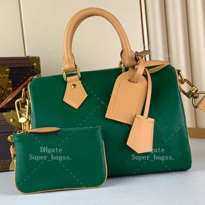 10A espelho qualidade Boston bolsa de ombro de luxo 25 CM macio couro de bezerro crossbody designer bolsa feminina YL401