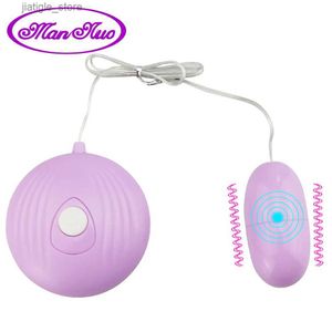 Andra hälsoskönhetsartiklar Man Nuo Silicon Wired Control 7 Frequency Vibration Love Bullet Vibrator Y240402