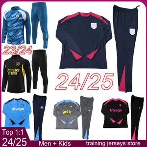 Englands neuer Herren-Fußball-Trainingsanzug 2024 CFC Chelse City utd Fußball-Trainingsanzug Arsen Spurs Herren-Trainingsset Kinder-Fußball-Sets 23 24 25 Chandal Futbol Survetement Foot