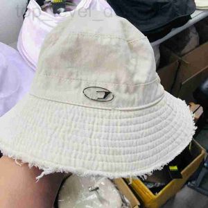 Wide Brim Hats & Bucket designer Raw Border Hat Metal Letters Solid Adjustable Fisherman Unisex Summer Shade Outdoor Sun Block D0HU