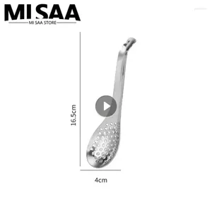 Spoons Weight 32 Grams Caviar Colander No Residue Kitchen Supplies Size 16.5 4cm Egg Yolk Strainer Spoon Not Easy To Rust