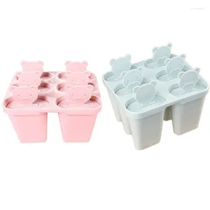 Moldes de cozimento 12 pcs célula congelar sorvete molde picolé fabricante lolly molde bandeja pan cozinha diy ferramenta