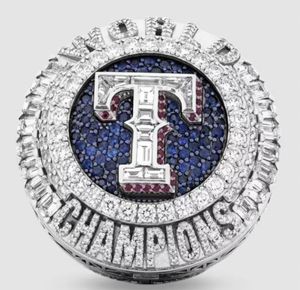2022 2023 لعبة Baseball Rangers Seager Champions Ring مع خاتم بطولة Wooden Display Box Gen