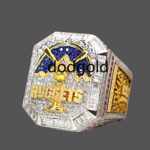 Luxuriöser Ring zur Basketball-Weltmeisterschaft 2023, Designer, 14 Karat Gold, Champions-Ringe, Stern-Diamant-Schmuck für Herren und Damen