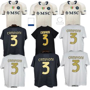 24/25 SSC Napoli Yeni Model Yeni Model Serie A Futbol Formaları Lozano Osimhen Kvaratskhelia Sınırlı Edition Sınırlı Maglia Di Lorenzo Maradona Maillots de Foot Men Kit