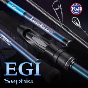 Rods Boat Fishing Rods Carbon Egi Rod Spinning Lurekiller Sephia 762ML782M832ML Fast Action Squid Jig Pe 0410 #1835 230613