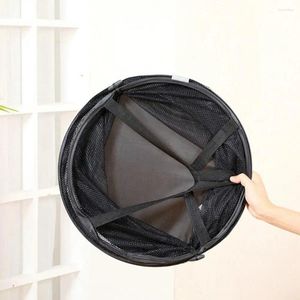 Laundry Bags Toy Storage Basket With Drawstring Opening Solution Breathable Foldable For Easy