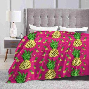 Blankets And Pink Soft Warm Light Thin Blanket Fruit