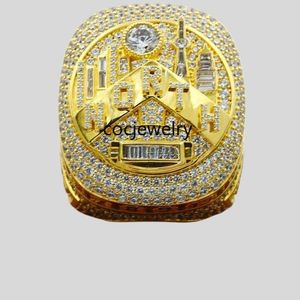 Luxuriöser Ring zur Basketball-Weltmeisterschaft 2019–2023, Designer-Champions-Ringe aus 14 Karat Gold, Stern-Diamant-Sportschmuck für Herren und Damen