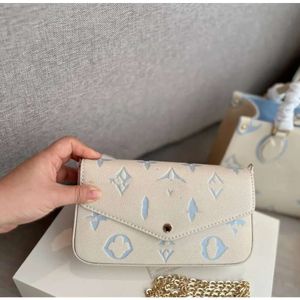 새로운 디자이너 가방 럭셔리 3 개 세트 패션 카드 지갑 어깨 가방 체인 크로스 바디 캐주얼 핸드백