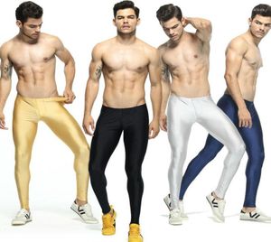 Men039s Hosen Men39s Einfarbige Laufhose Elastische Dünne Workout Leggings Basketball Herren Kompression Männer Leggins Run3782806