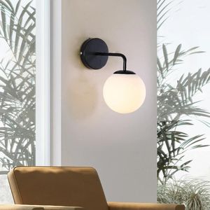 Duvar lambası Fabrikası Doğrudan Satış Nordic Creative Home Decoration Yatak Odası Oturma Odası Koridor Merdiven Başucu Cam LED