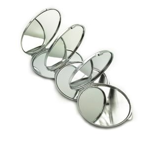 En mängd enkla små spegelfabriker direkt kreativ bärbar vikbar metallsmakeup spegel diy presentspegel