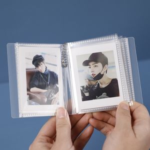 Mini álbum de fotos à prova d'água Transparent Fosted Photocard titular Card Kawaii Albums Idol Adesivos colecionar Photobook