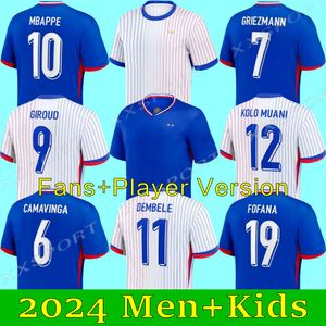 2023-2024 Jerseys de futebol do clube francês Benzema mbappe Griezmann Giroud- Tamanhos adultos para adultos camisa de futebol respirável e confortável, Maillot de Foot Equipe Maillots