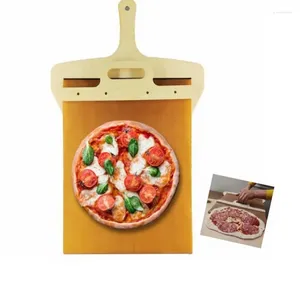 Тарелки для трансграничного прибытия, раздвижная лопатка для очистки пиццы, кухонный складной инструмент, деревянный