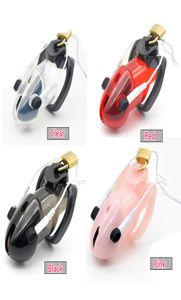 Sex Toy Male Polycarbonate Electro Chastity Device Locking Cage A Best quality