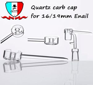 Tampão de carb de quartzo acessórios para fumar adequados para 155mm 195mm esmalte quartzo carbcap lidar com um buraco de ar dab plataformas de petróleo 6198675