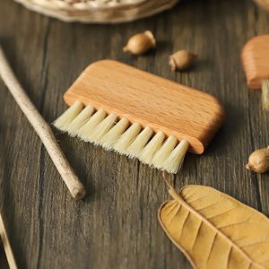 Escova de cerdas puras de madeira sólida, ferramentas de limpeza de fendas, escova de unhas para lavagem das mãos, limpeza de superfície para remover manchas de unhas