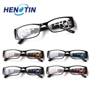 Генотин прямоугольные очки для чтения пружинной шарниры мужчины и женщины портативные HD очки+1,0+2,0+3.0
