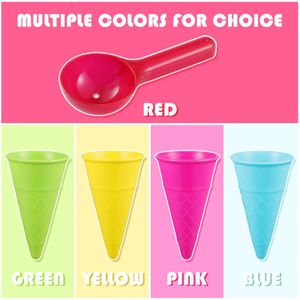 العب رمال المياه المرح Toyandona House Beach Ice Cream Cone Scoop (Random Color 5pcs/Pack) 2 عبوات للبيع أطفال يلعبون مع 240403