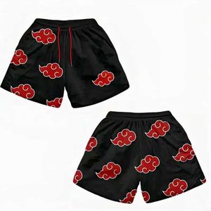 Shorts masculinos shorts de verão anime fitness sexy shorts confortáveis marca dos homens ginásio boxe esportes lazer grande praia calças c240402