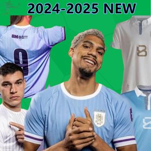 24 25 Uruguai Camisa de futebol 24/2025 L.SUAREZ E.CAVANI N.DE LA CRUZ camisa da seleção nacional G.DE ARRASCAETA F.VALVERDE R.ARAUJO R.BENTANCUR Uniforme de futebol