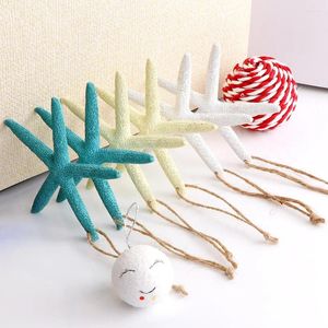 Decorative Flowers OurWarm 10Pcs Artificial Resin Starfish Marine Decoration 10cm Finger Sea Star DIY Craft Beach Coastal Ornaments