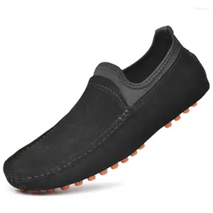 Sapatos casuais plus size 48 49 camurça couro deslizamento para homens mocassins outono mocasines hombre deslizamento-ons