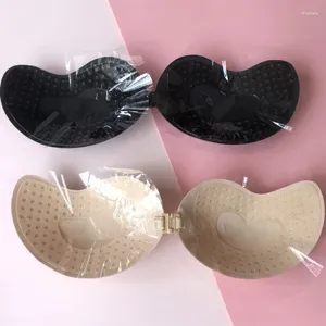 Bras Mango Shape Chest Stickers Silicone Push Up Bra Self Adhesive Strapless Pasty Invisible Nipple Cover Pad Women's Underware