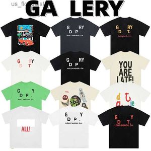 メンズTシャツシャツTシャツデザイナーTシャツメンズTシャツシャツレタープリントストリット260G重量100％コットンファッションクロスホールセール2ピース割引Y240402