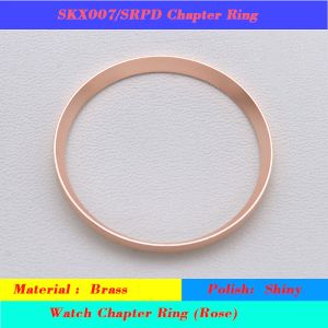 Mod Watch Chapter Ring Brass For SKX007 SKX009 SRPD53 NH35 NH36 Movement Watch Case Repair Tool Parts Aftermarket Replacem